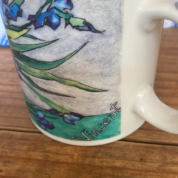 Chaleur mug burrows Van Gogh irises - Picture 5 of 7